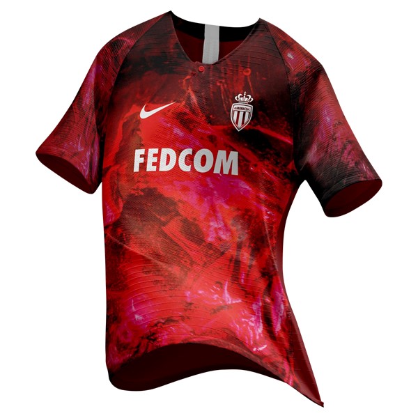EA Sport Camiseta AS Monaco 2018-2019 Rojo